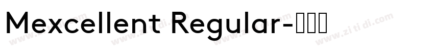 Mexcellent Regular字体转换